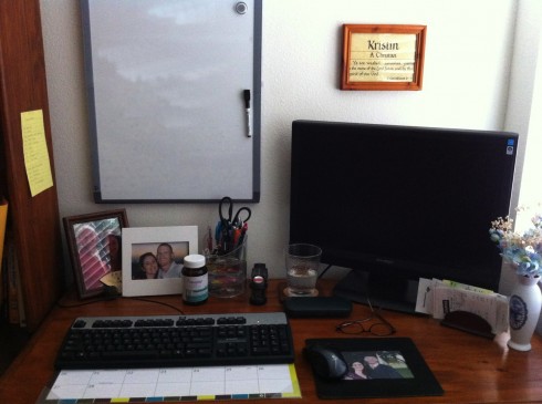 My desk