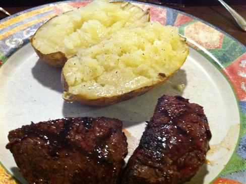 Steak and potato