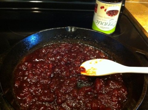 Cranberry sauce