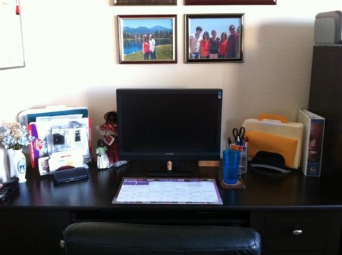 My desk space