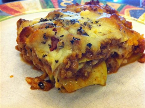 Lasagna piece
